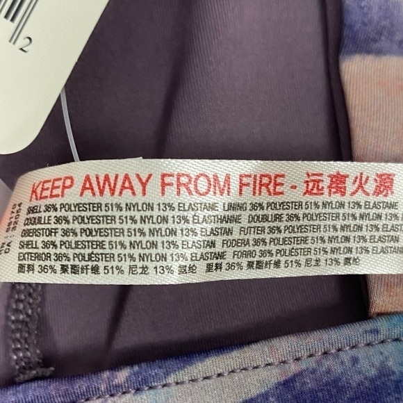 Nwt | Free People FP Movement Beat the Heat Reversible Bra in Tiger Combo Size S - Picture 5 of 9